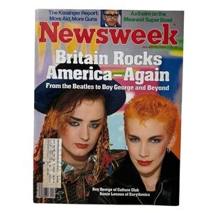Newsweek Magazine Jan 1984 From Beatles Boy George Annie Lennox EUC vintage